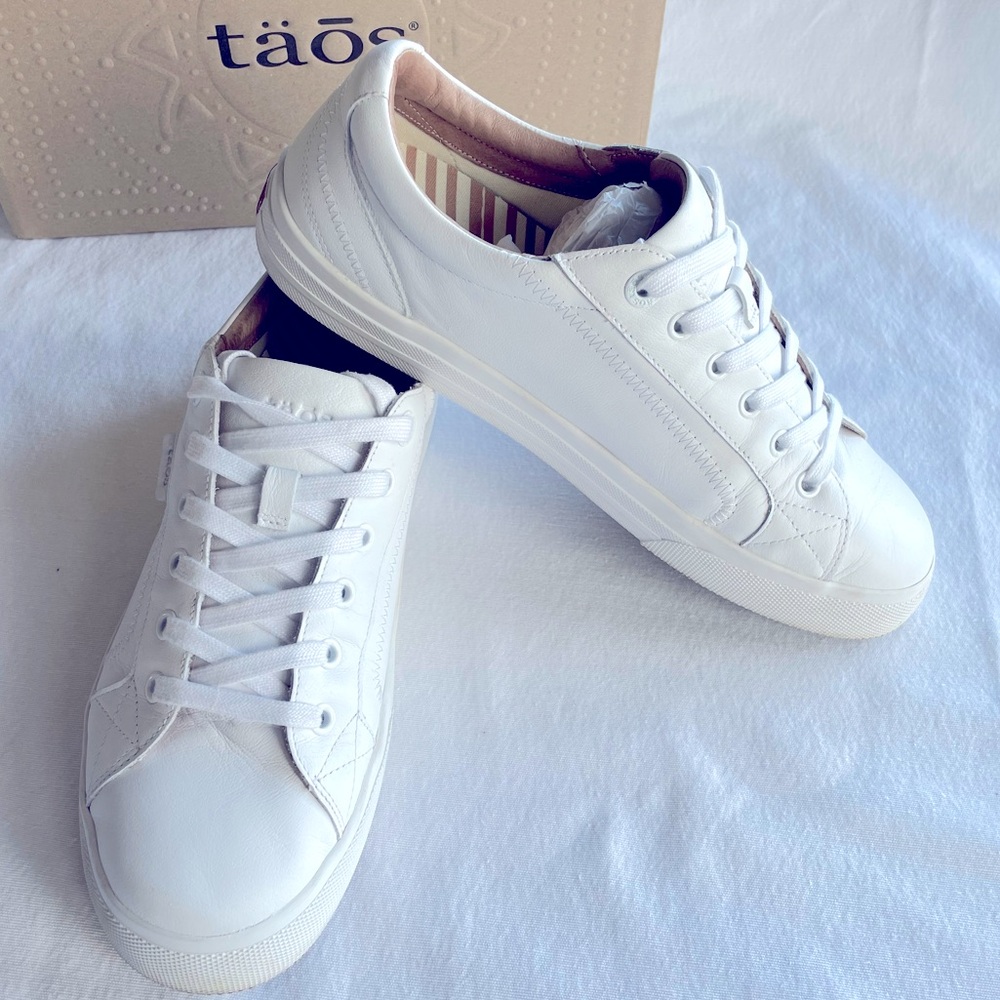 Täōs Plim Soul Lux - White Leather - 11 Wide
